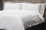 Oxford Duvet Cover Egyptian Cotton 400 Thread Count- White (With 40cm Flap)