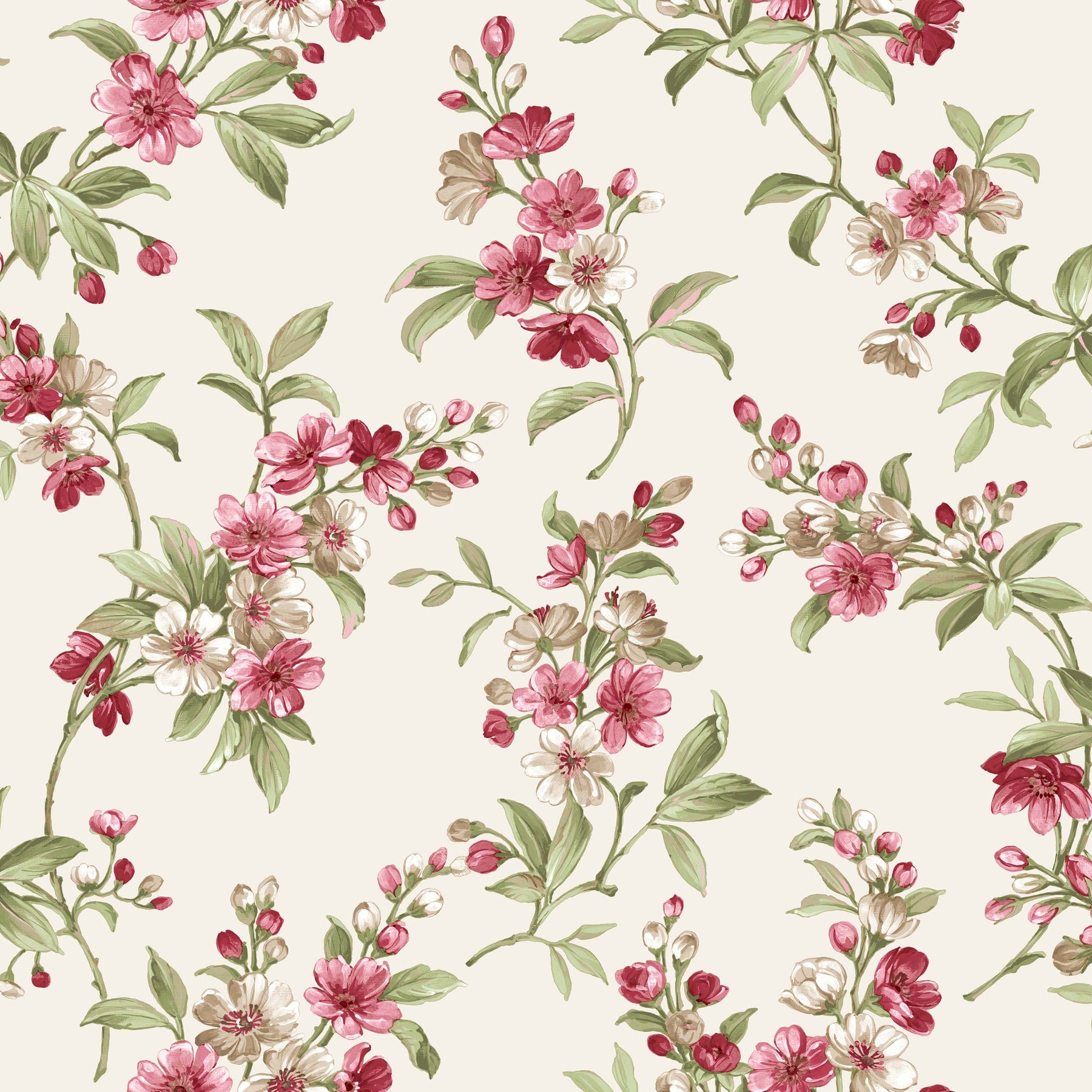 Calm Linen Look Wallpaper