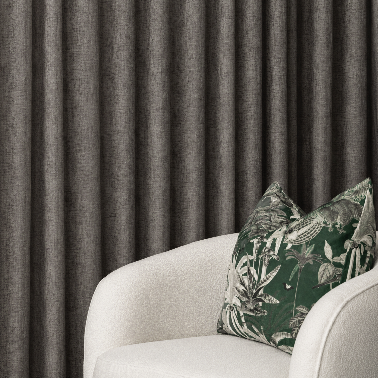 Atmosphere Smoke Sheer Curtain