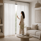 Voile White Sheer Curtain