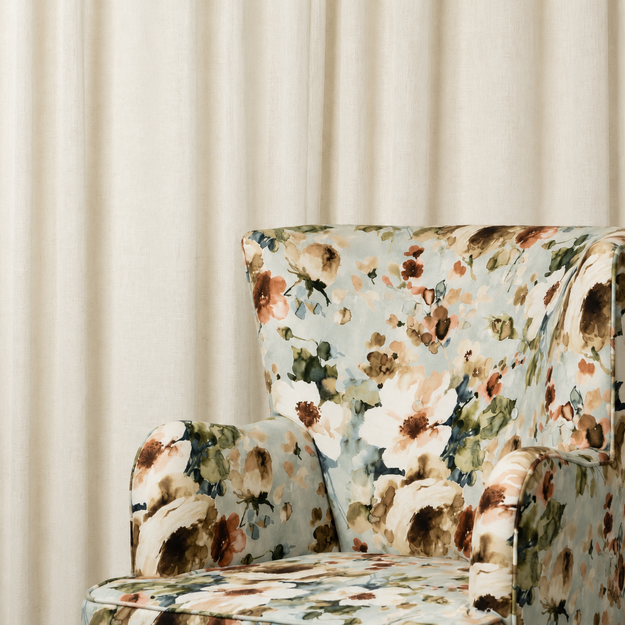 Missirri Natural Linen Blend Curtain