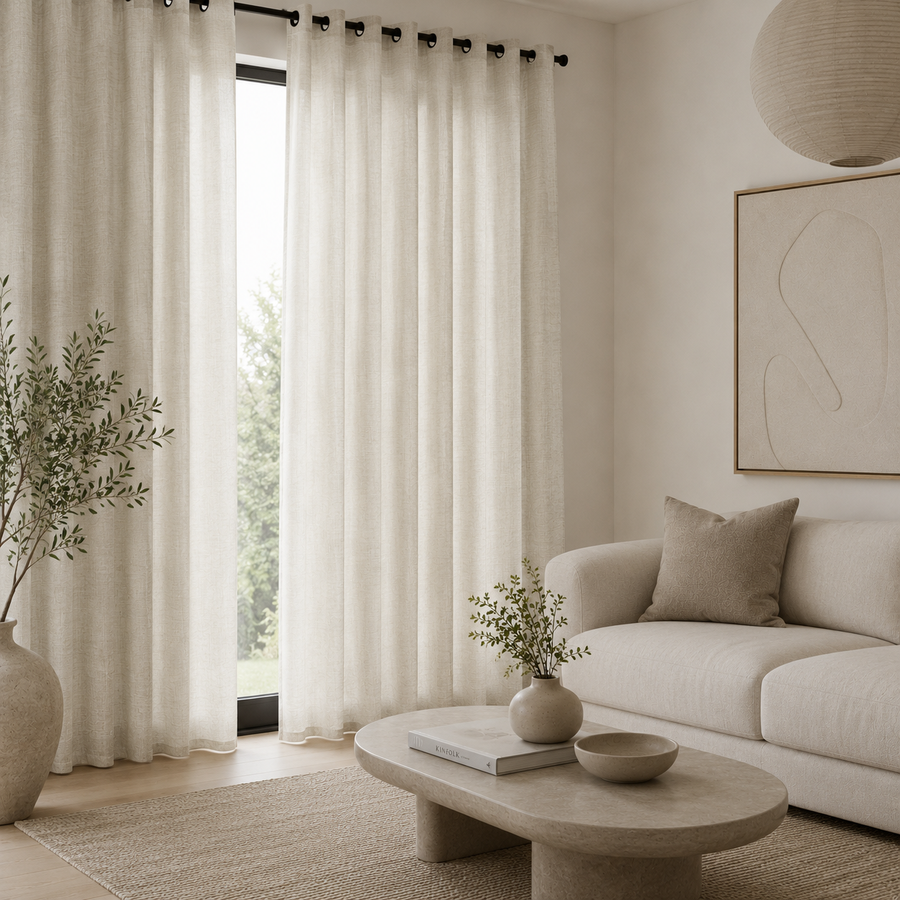 Missirri Natural Linen Blend Curtain