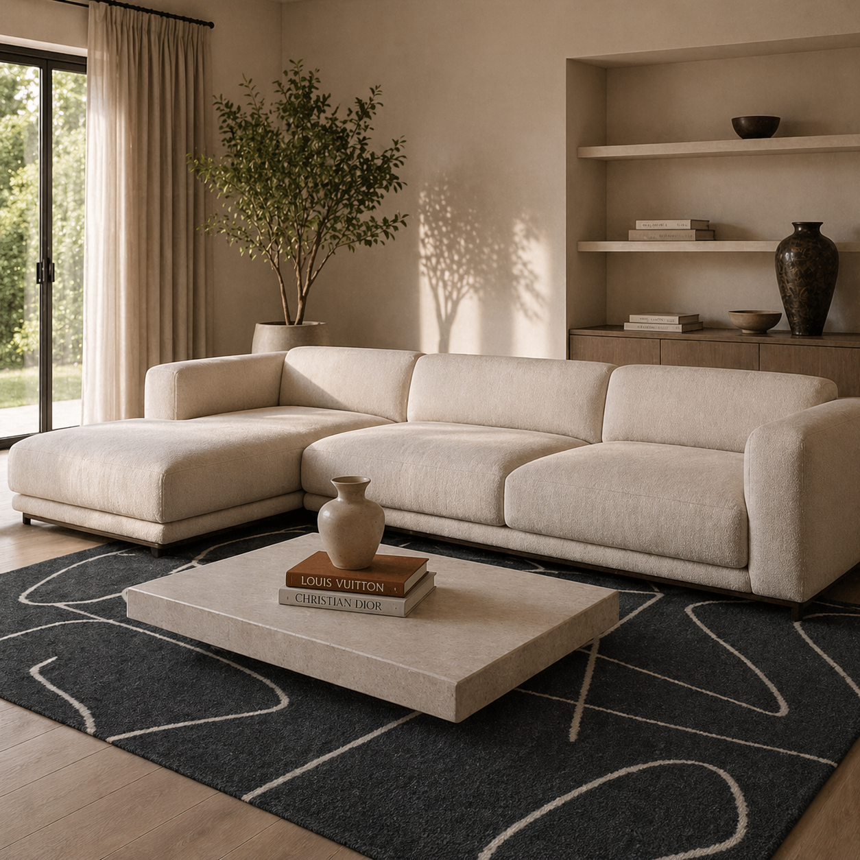 Hermes 14715C- Antracite/ Bone