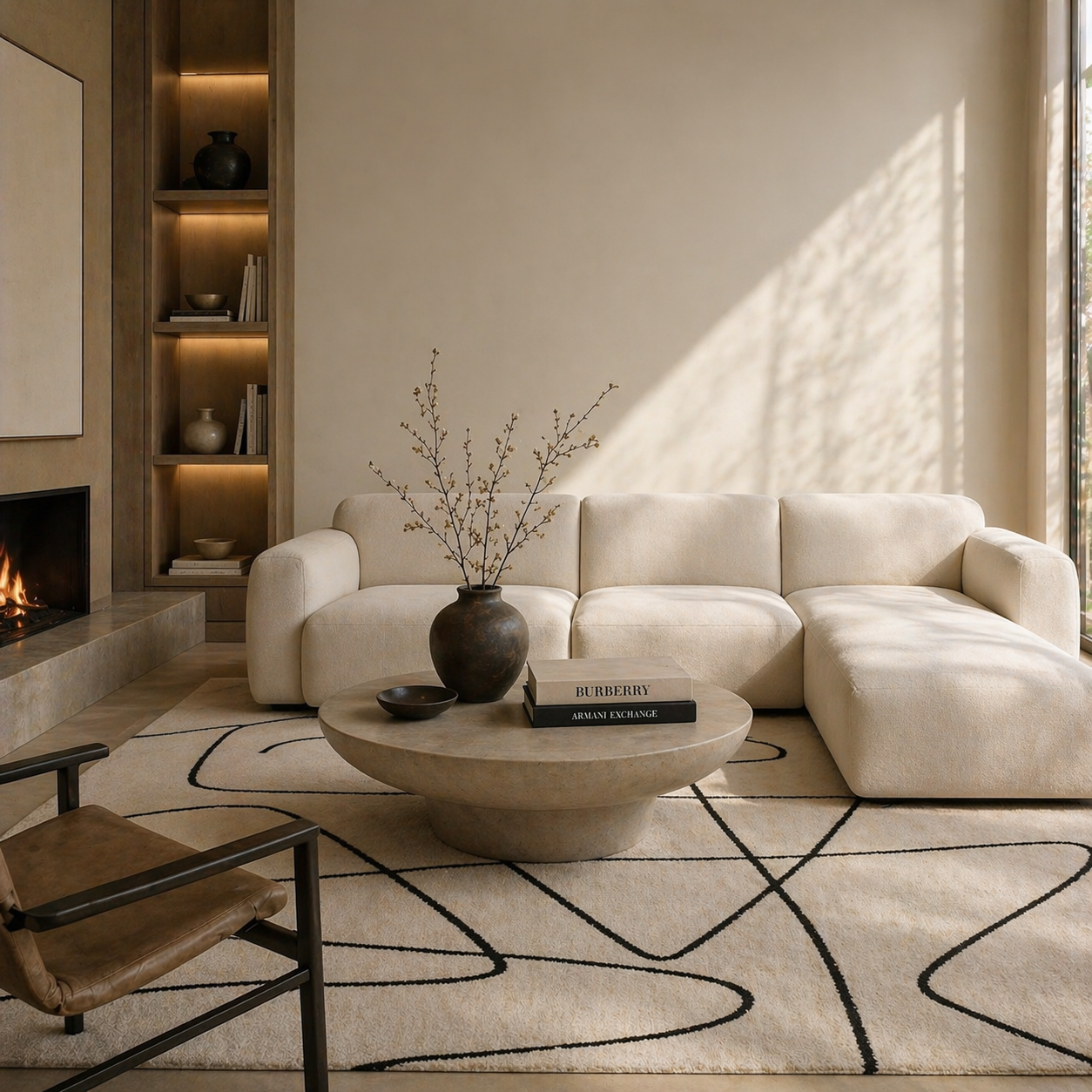 Hermes 14715C- Bone/ Antracite