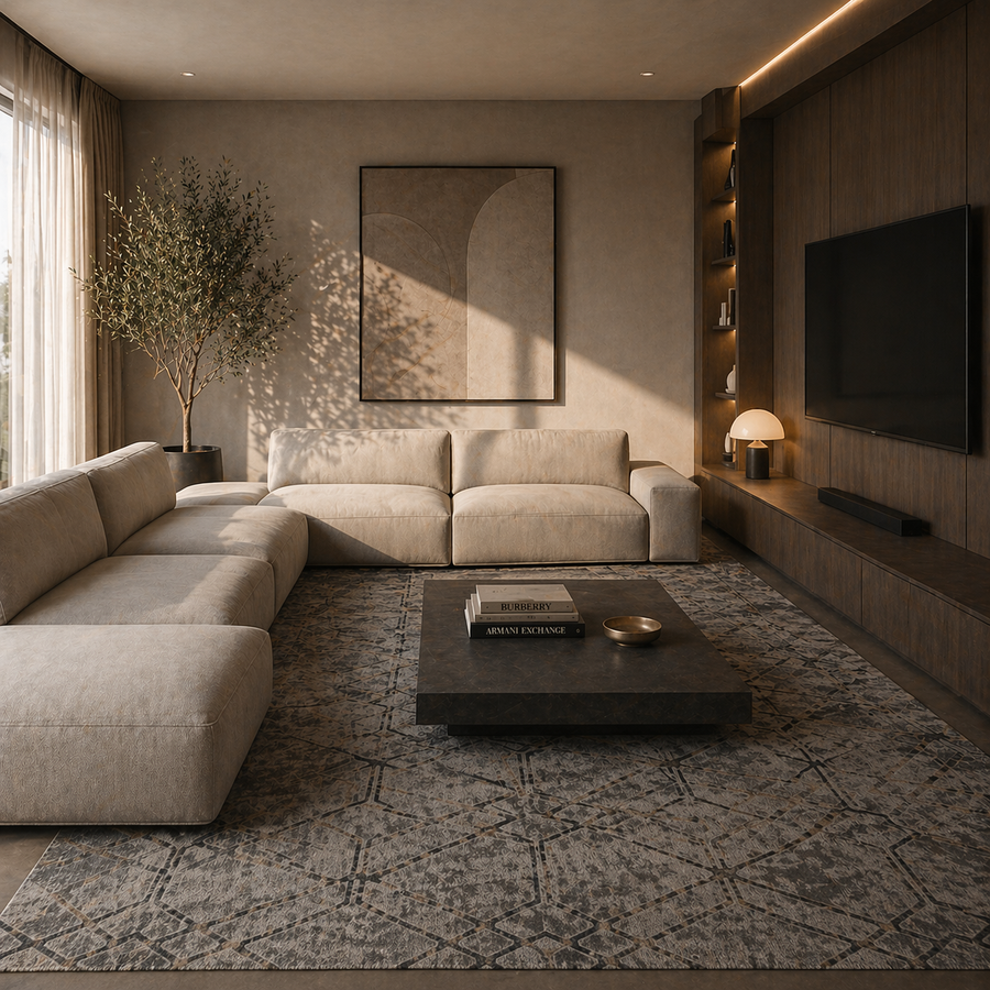 Metis Dark Grey & Light Grey Rug