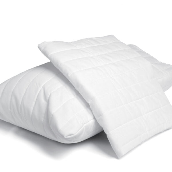 Quilted Pillow Protector With Zip