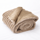 Bed Throw - Rochelle Taupe (3m x 140cm)
