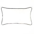 Moretti Pristine Black Piping Scatter Cushion Cover (40x70)
